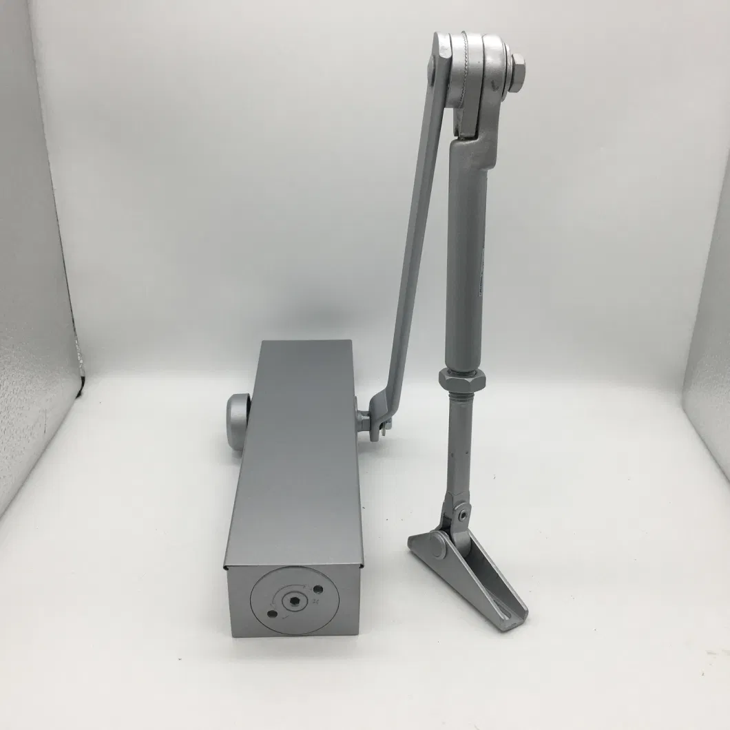 Automatic Door Closer Hold Open Spring Hydraulic Door Closure Aluminum Alloy Body for Residential