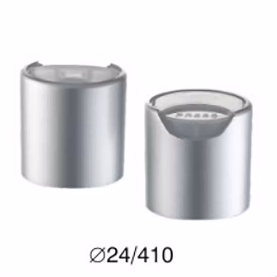 20/410 24/410 28/410 Tappo superiore a disco con coperchio per bottiglia in plastica